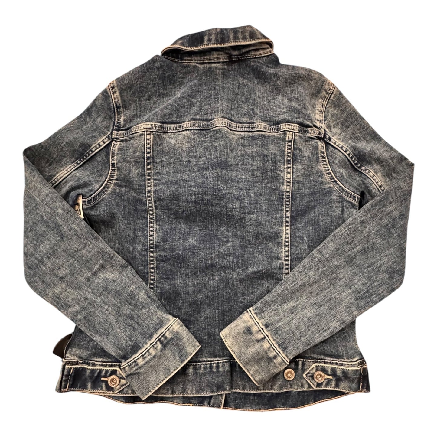 Jacket Denim By Liz Claiborne In Blue Denim, Size:S