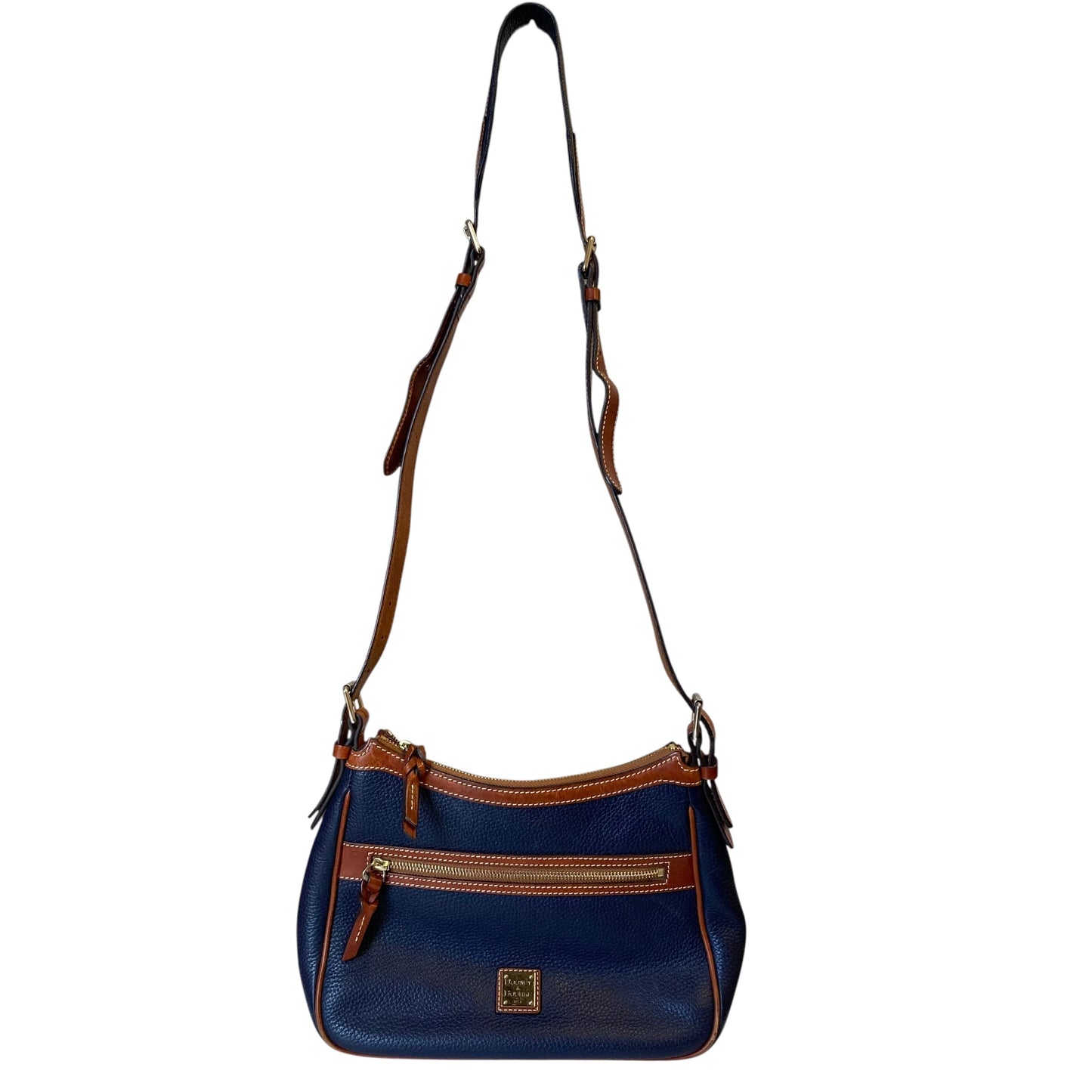 Handbag Designer By Dooney And Bourke In Blue, Size:Medium