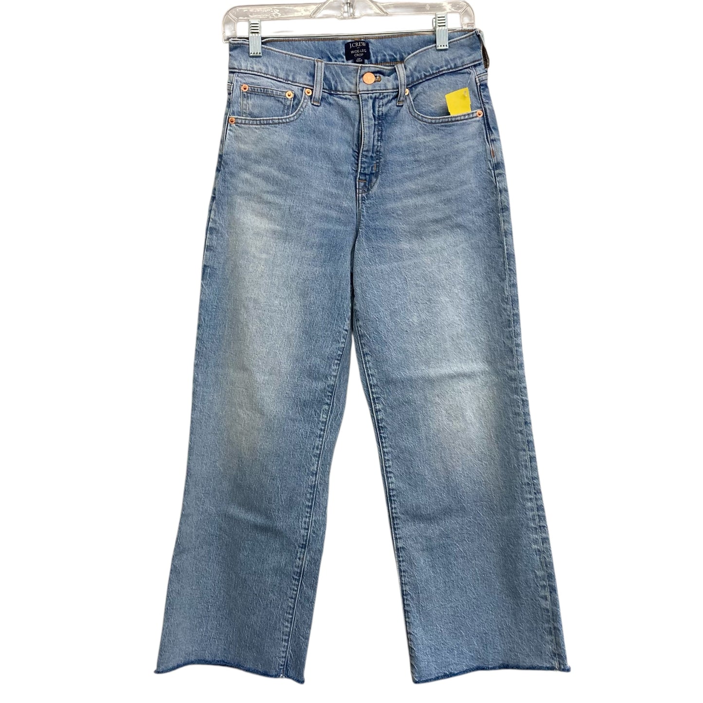 Jeans Wide Leg By J. Crew In Blue Denim, Size:2