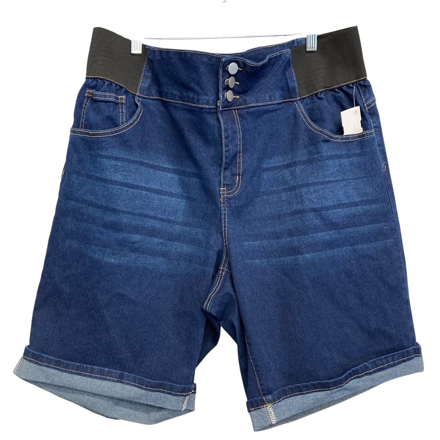 Shorts By Shein In Blue Denim, Size:26