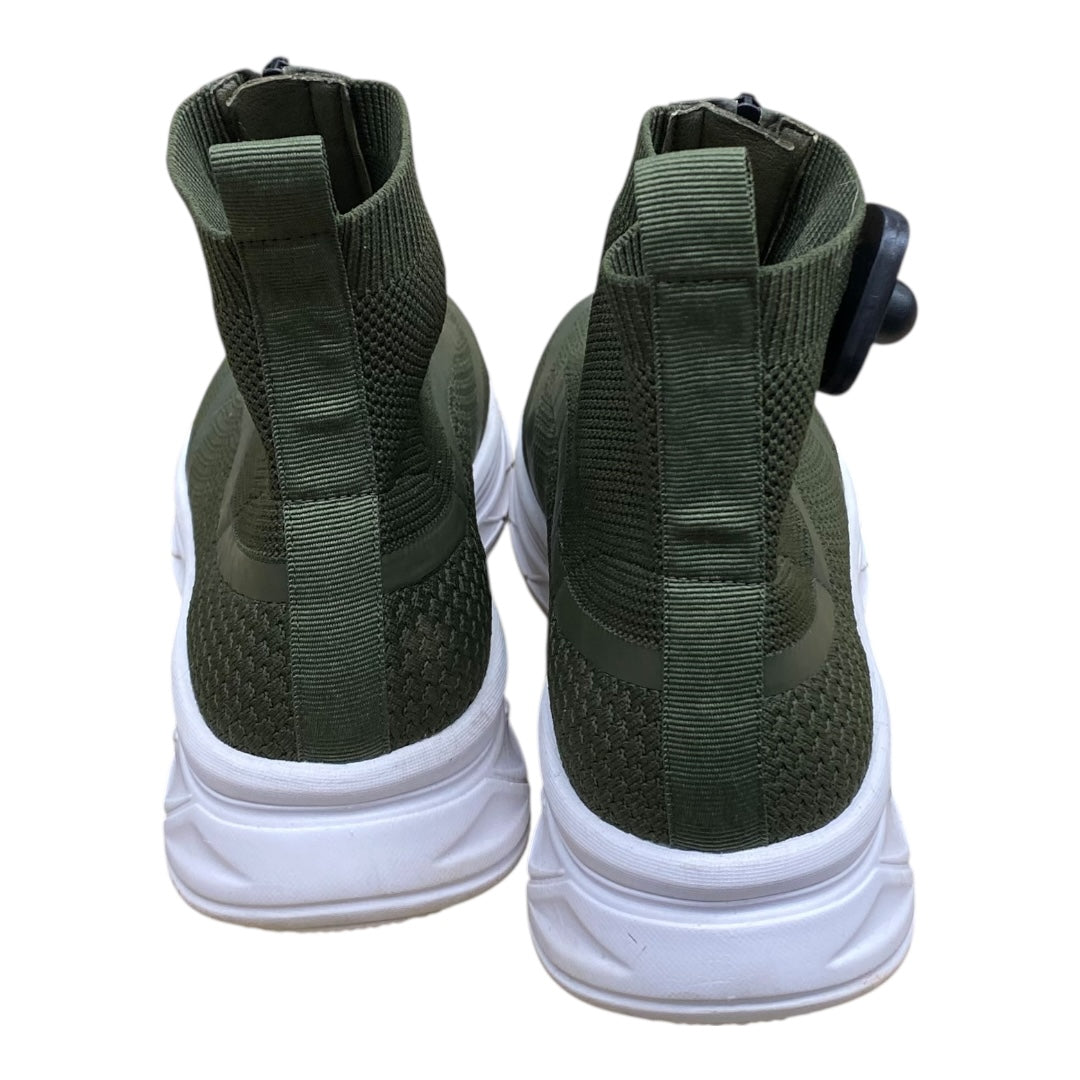 Shoes Sneakers By J Slides In Green, Size:9