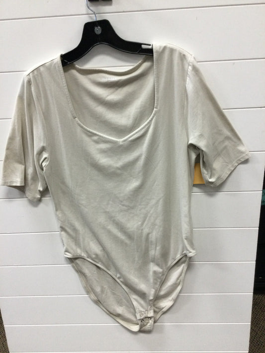 Bodysuit By Old Navy In Cream, Size:Xl