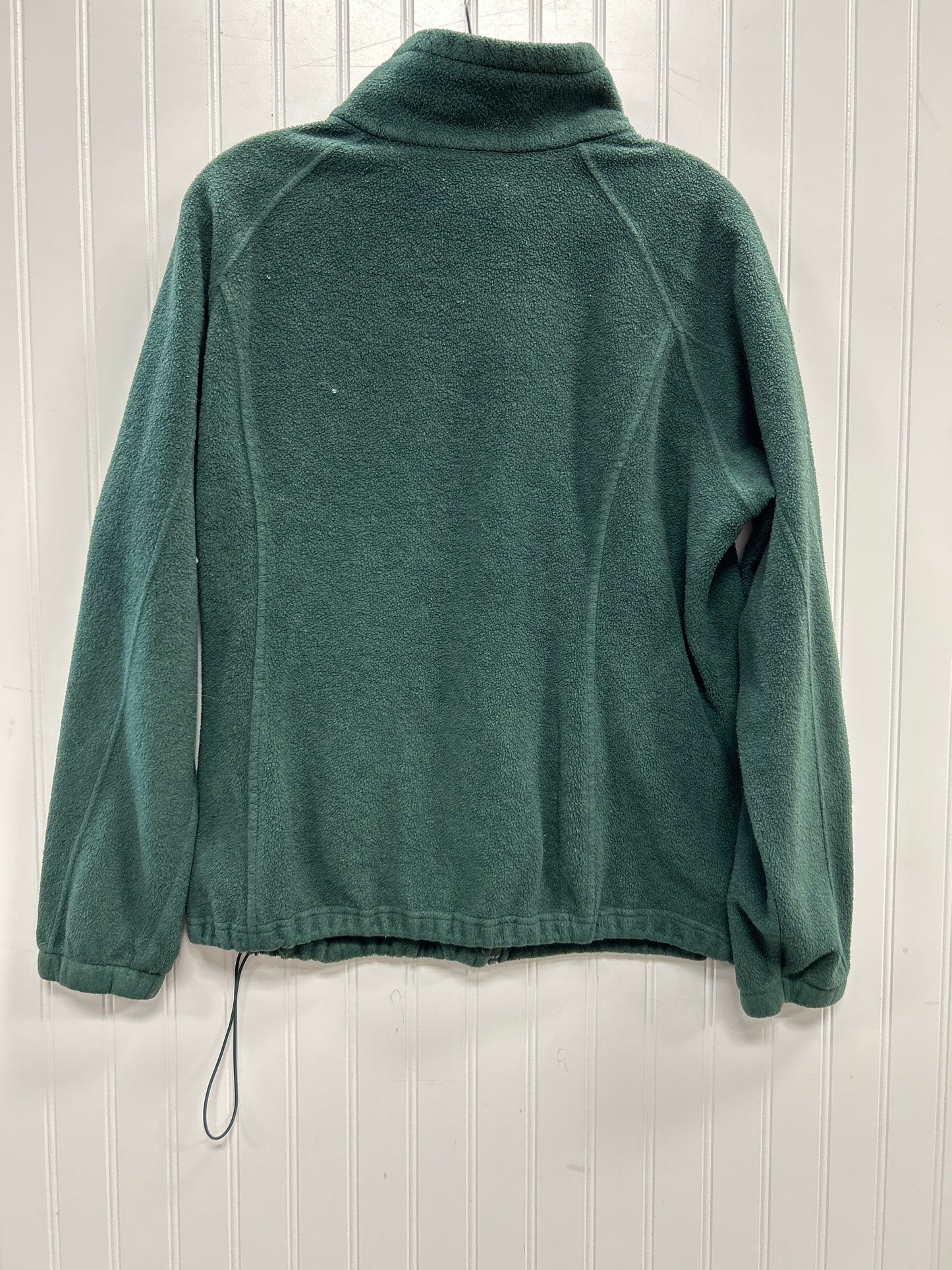 Jacket Fleece By Columbia In Green, Size:1X