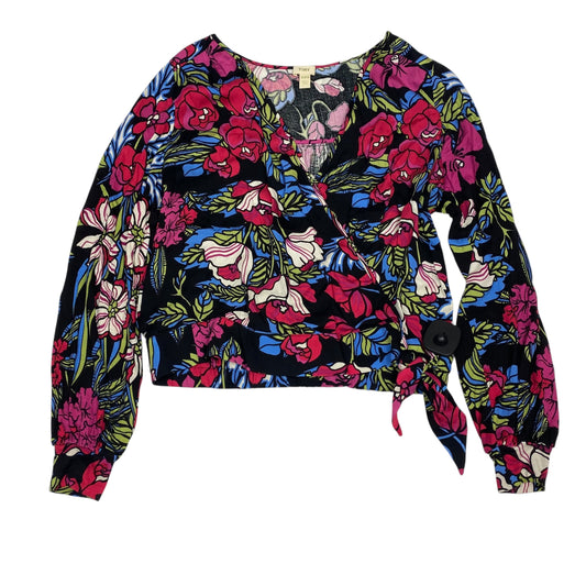Top Ls By Tiny In Black & Pink, Size:Xxs