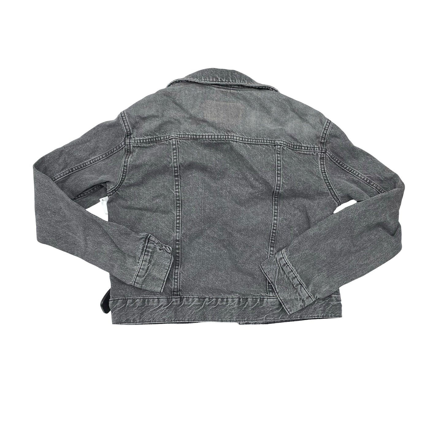 Jacket Denim By &Denim In Grey Denim, Size:Xs