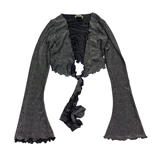 Top Ls By Urban Outfitters In Silver, Size:Xs