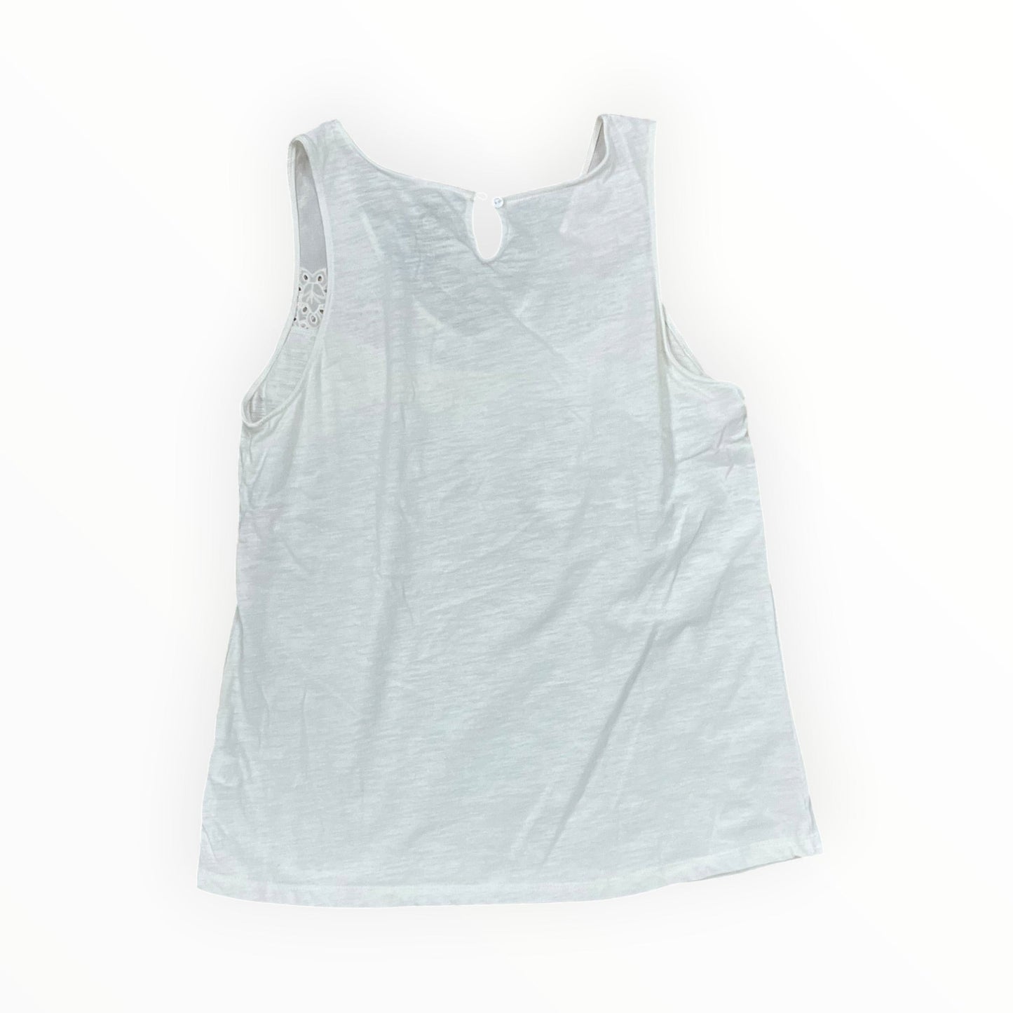 Tank Top By Clothes Mentor In Cream, Size:Xl