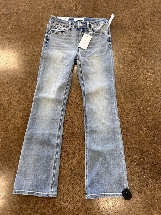 Jeans Boot Cut By Vervet In Blue Denim, Size:4