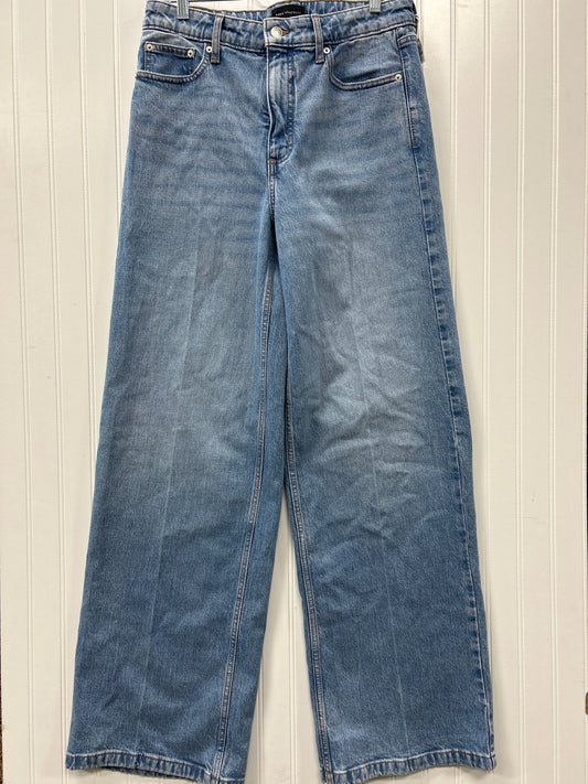 Jeans Wide Leg By Free Assembly In Blue Denim, Size:8L
