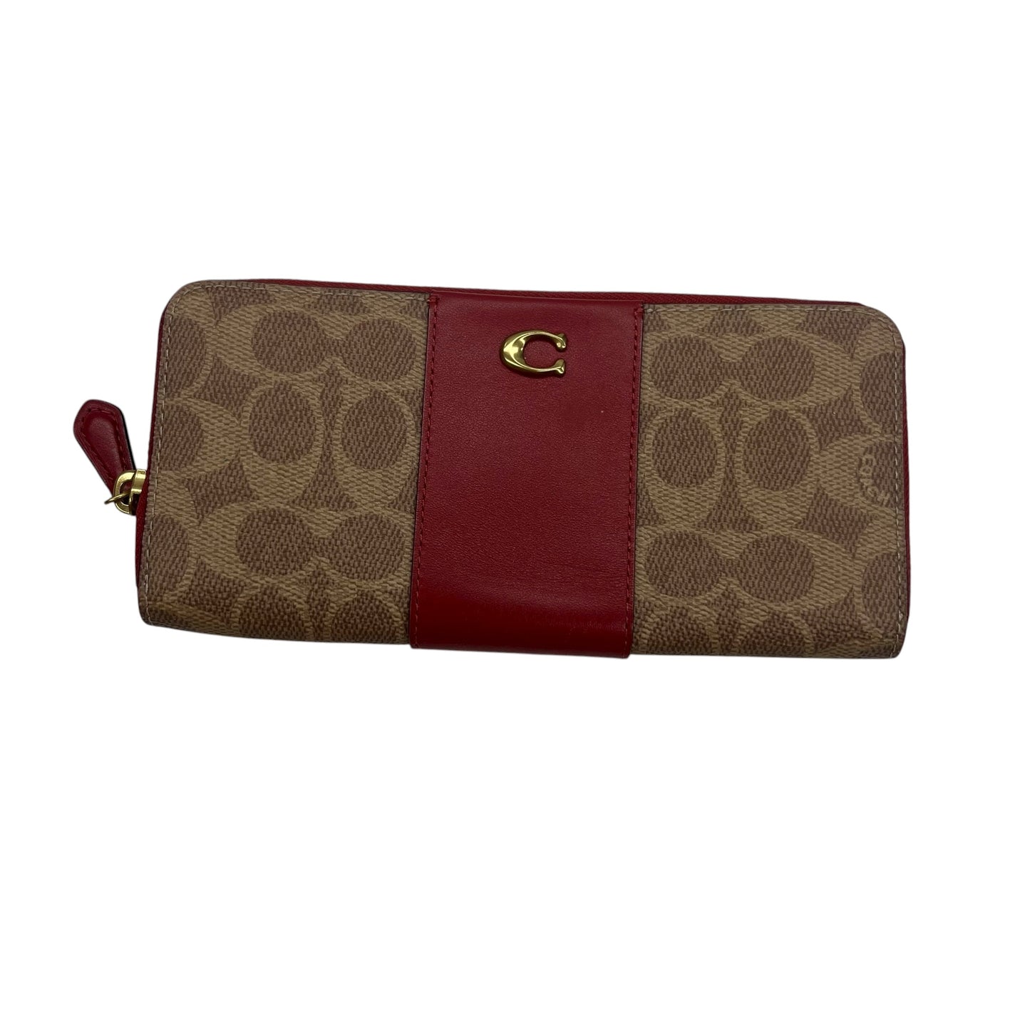 Wallet Designer By Coach In Brown, Size:Large