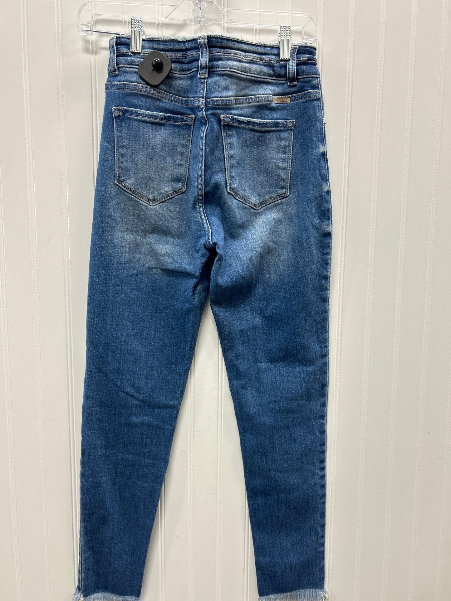 Jeans Skinny By Kancan In Blue Denim, Size:4
