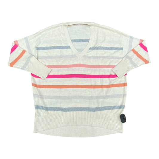 Sweater By Loft In Striped Pattern, Size:M