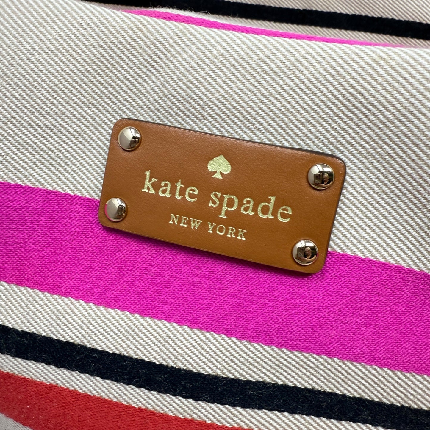 Stevie Canvas Oak Island Hobo Designer By Kate Spade, Size: Medium