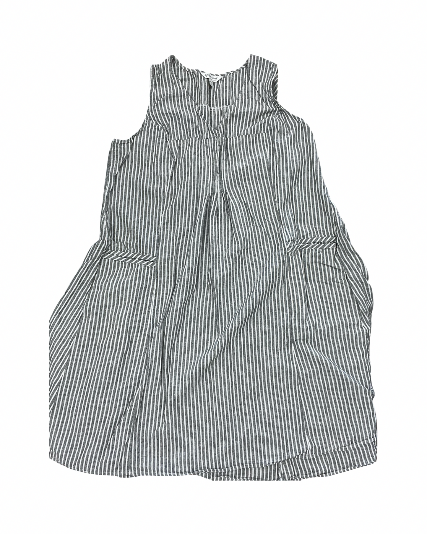 Dress Casual Midi By Coldwater Creek In Black & White, Size:1X