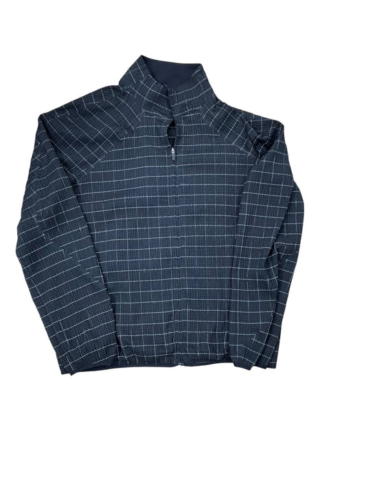 Athletic Jacket By Lululemon In Black, Size:L