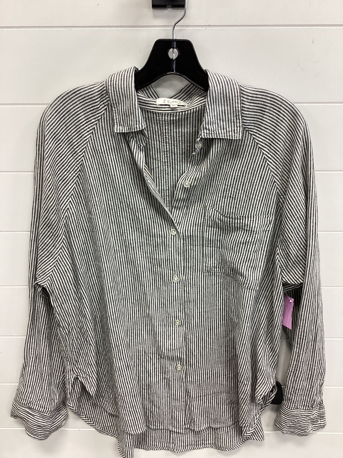 Top Ls By Z Supply In Cream & Grey, Size:M