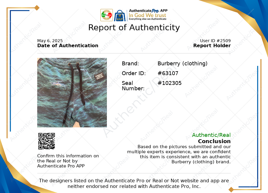 Tape Detail Sea Print Track Pants Luxury Designer By Burberry In Deep Teal, Size: M