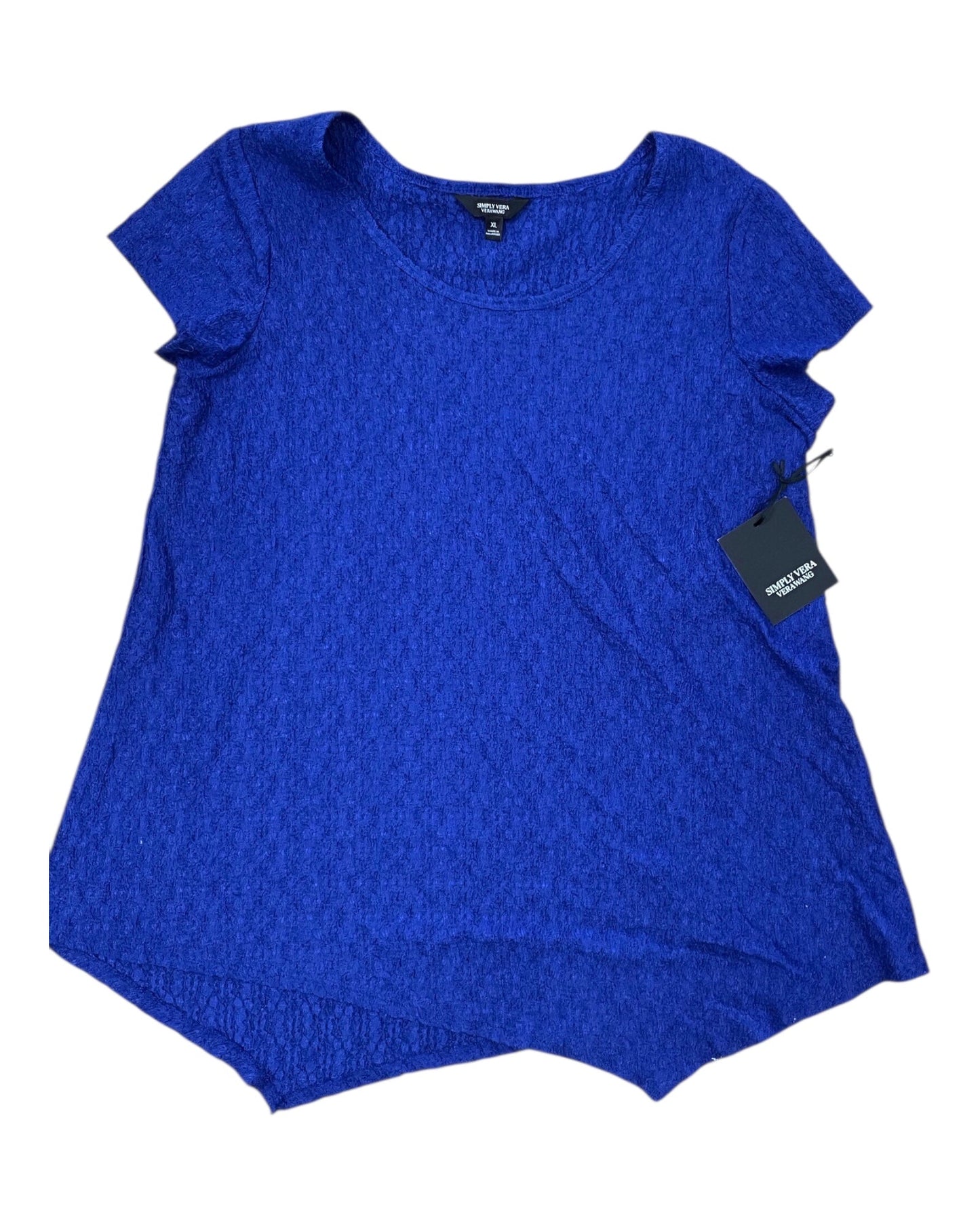 Top Ss By Simply Vera In Blue, Size:Xl