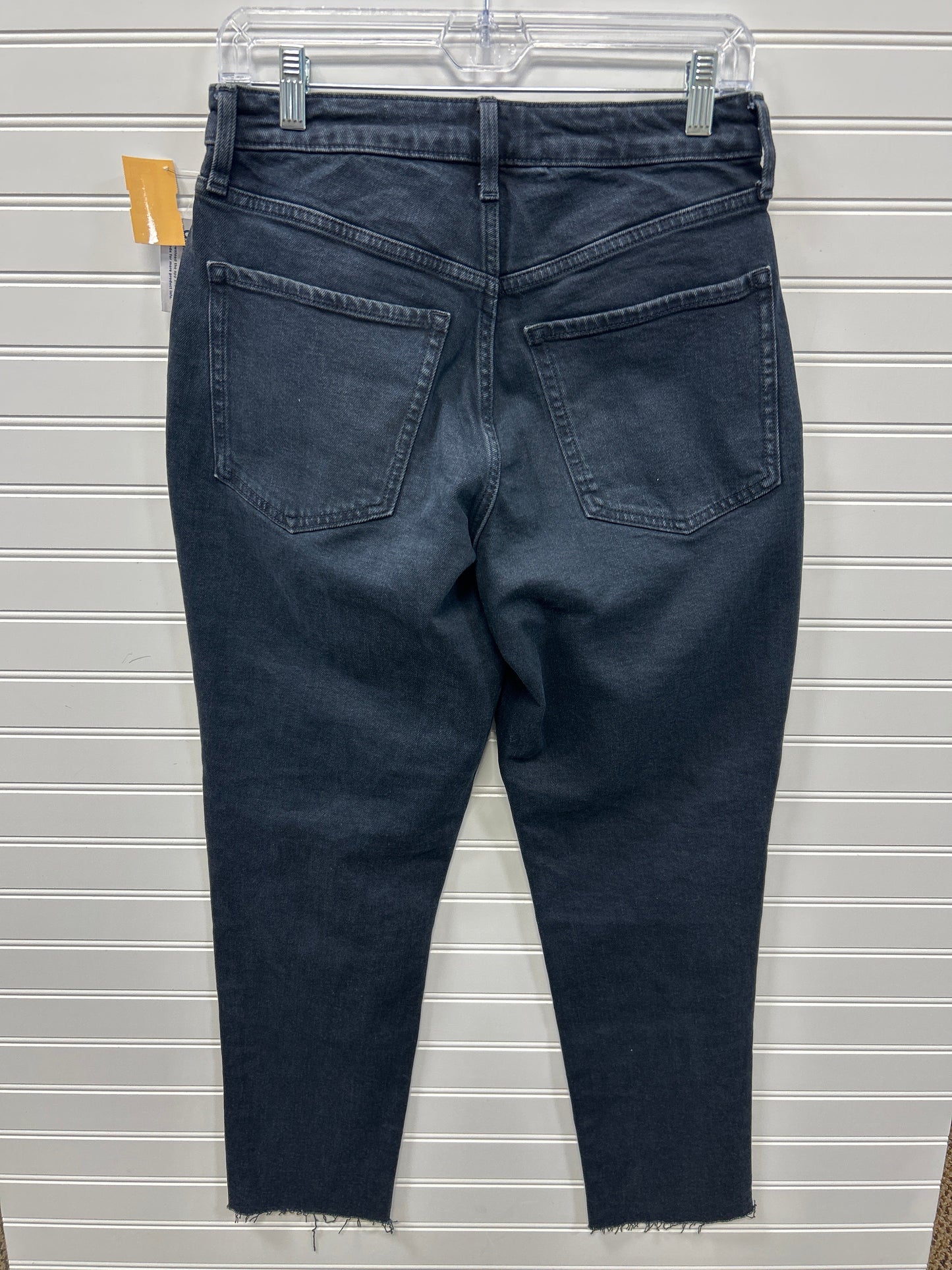 Jeans Straight By Old Navy In Black Denim, Size:6