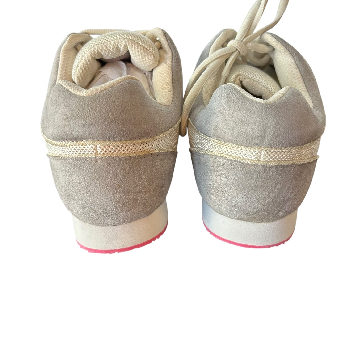 Shoes Sneakers By Hello Kitty In Grey, Size: 10