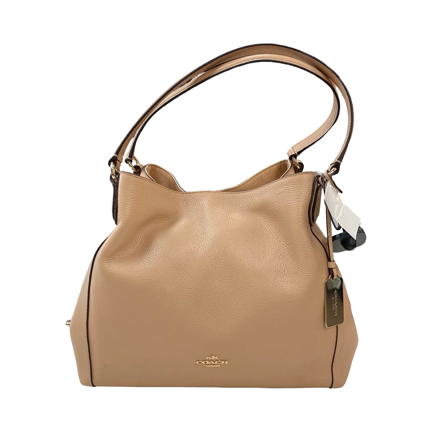 Handbag Designer By Coach In Tan, Size:Medium