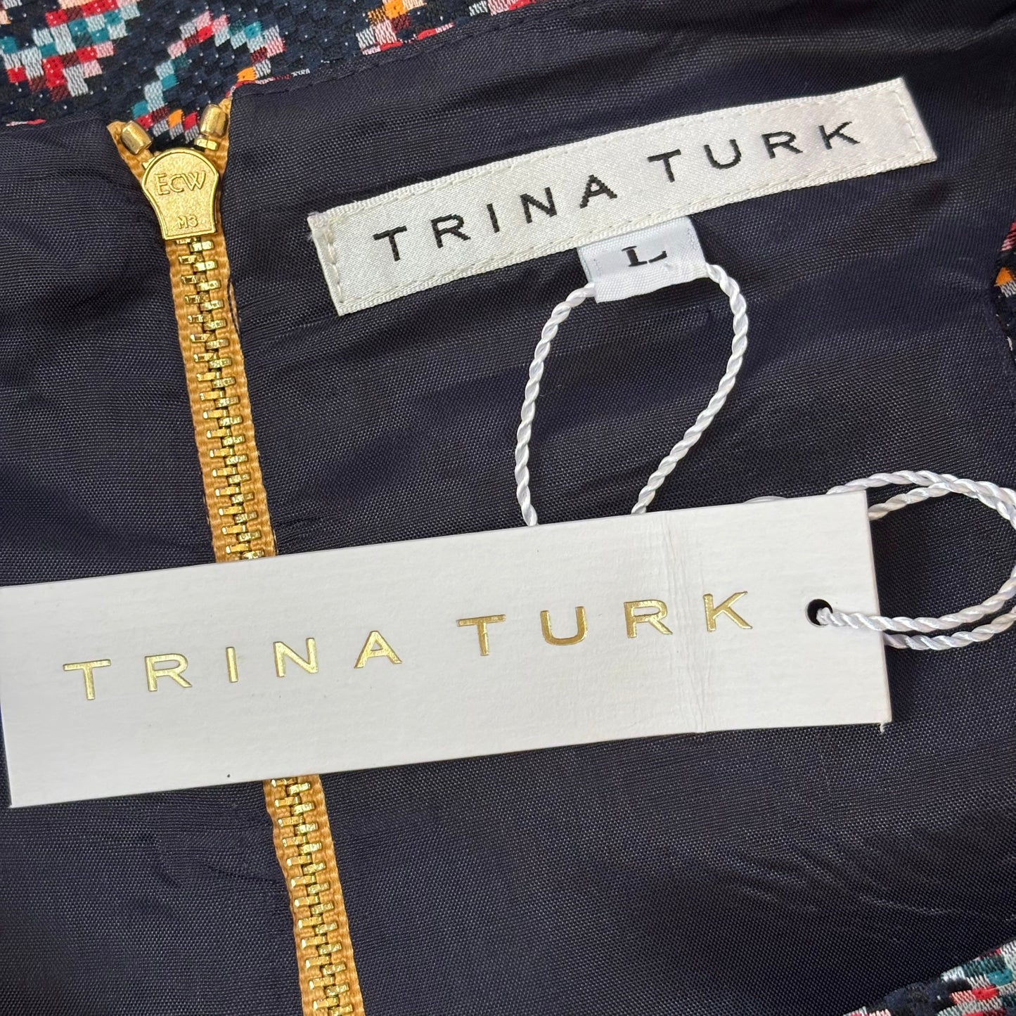 Top Sleeveless By Trina Turk In Multi-colored, Size: L