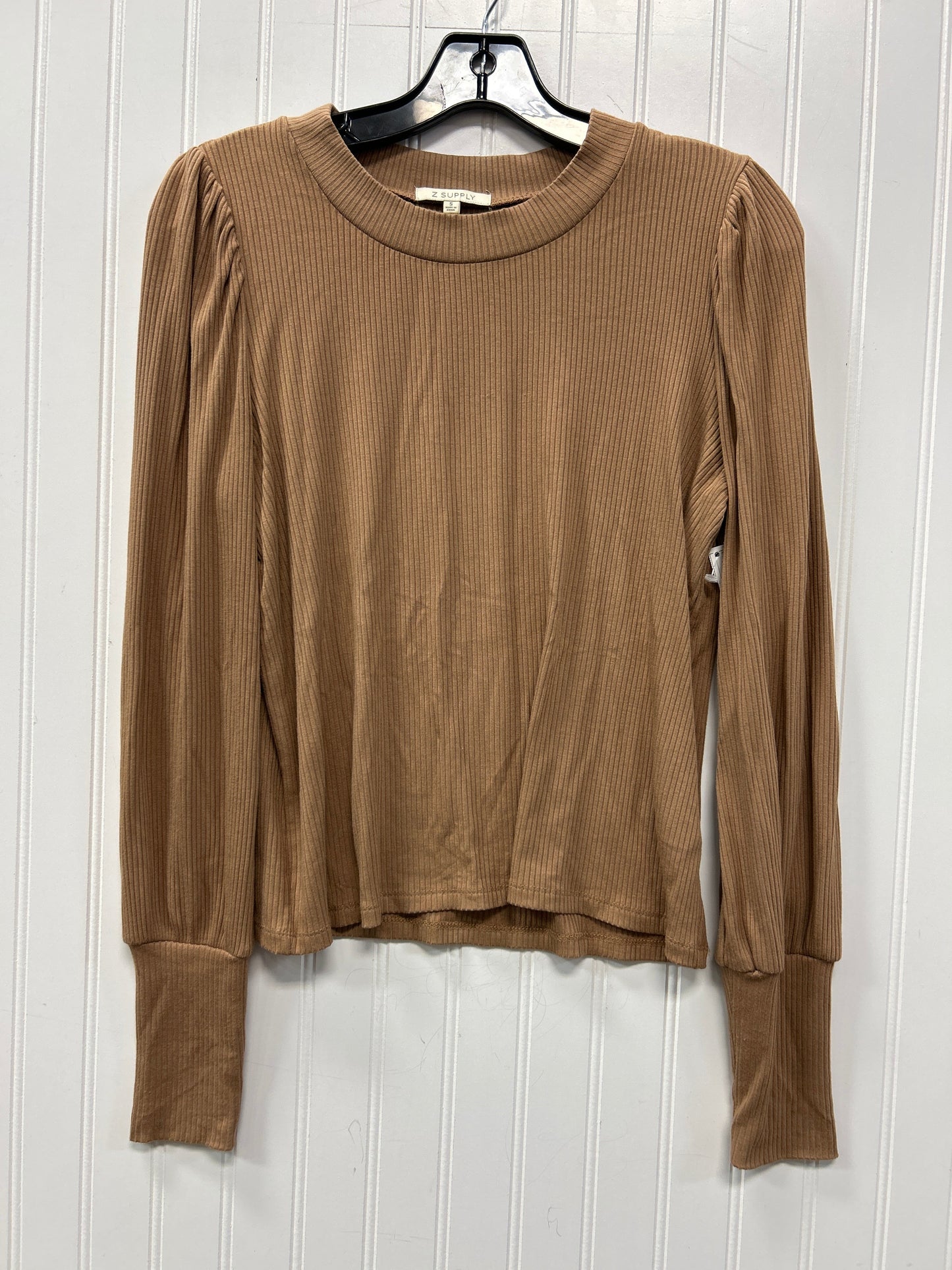 Top Ls By Z Supply In Tan, Size:S