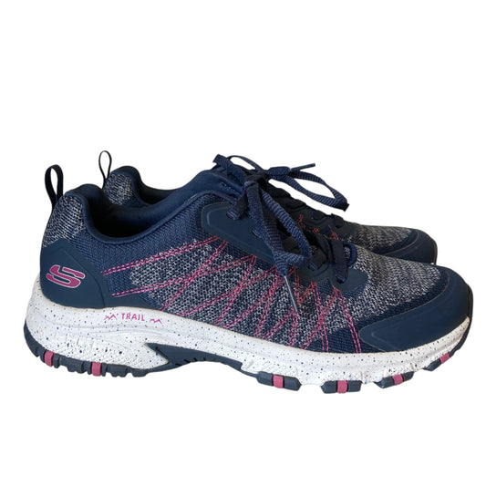 Shoes Athletic By Skechers In Blue & Pink, Size:8.5