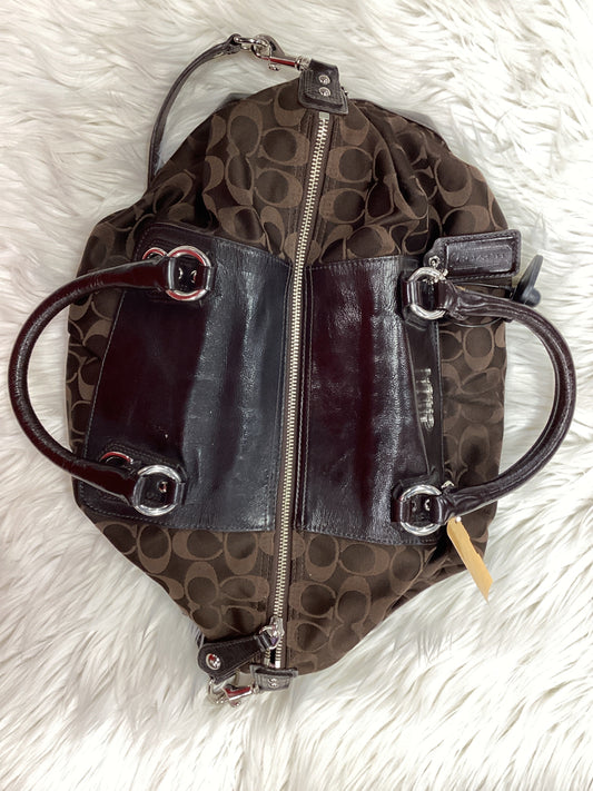 Handbag Designer By Coach In Brown, Size:Medium