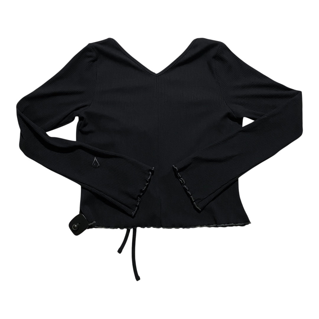Athletic Top Ls Crewneck By Gym Shark In Black, Size:Xs