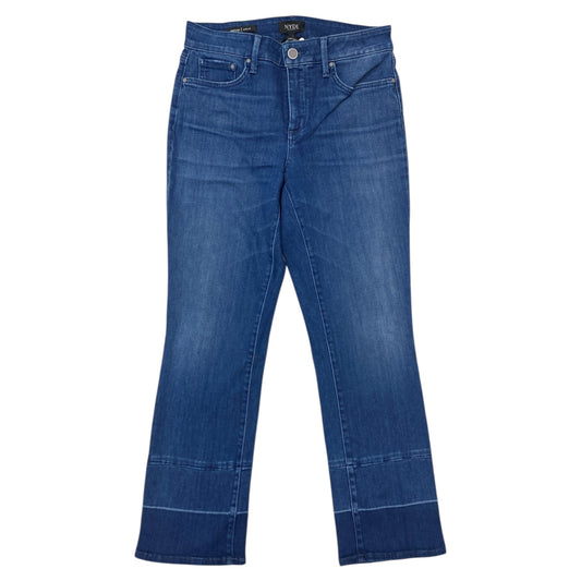 Jeans Straight By Not Your Daughters Jeans In Blue Denim, Size:8