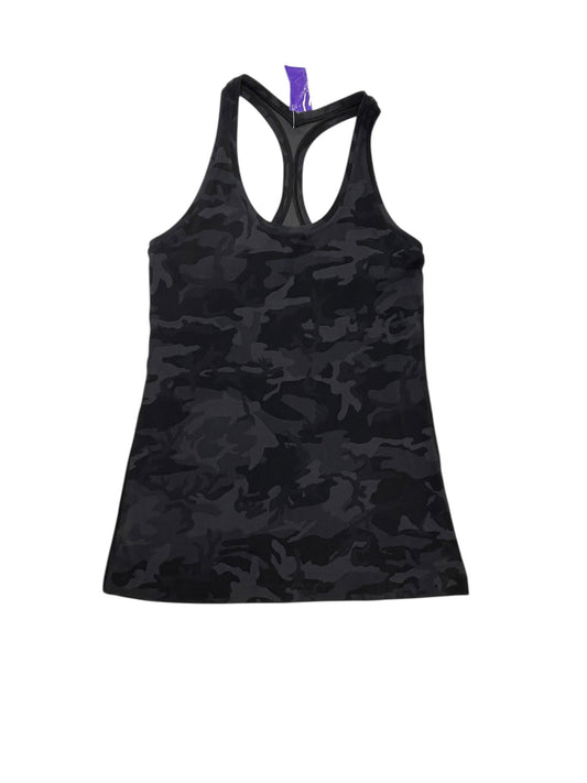 Athletic Tank Top By Lululemon In Camouflage Print, Size:M