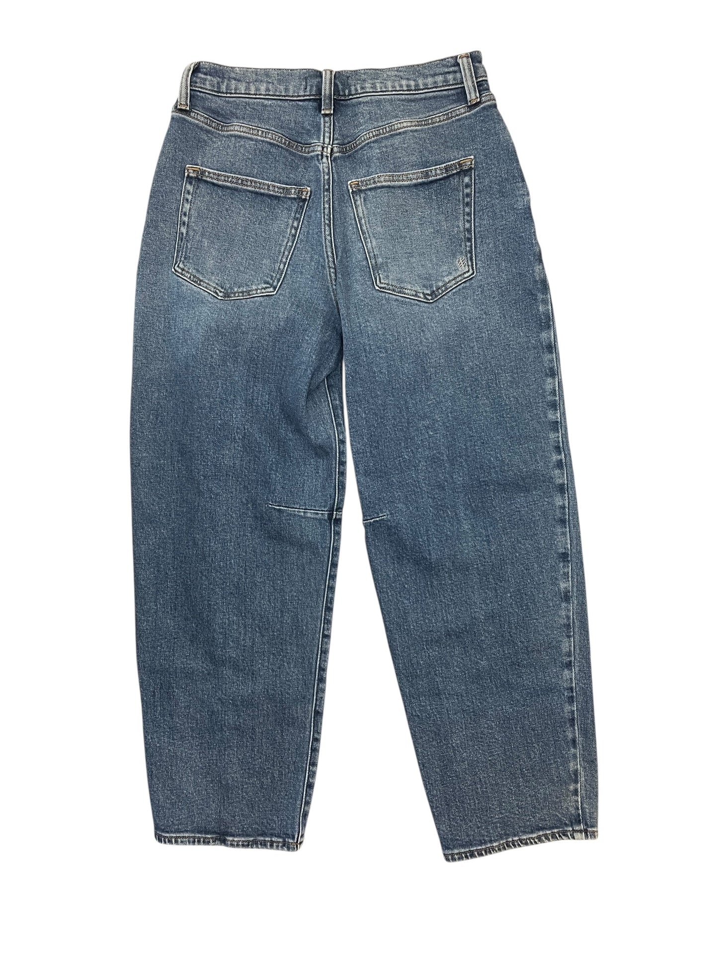 Jeans Wide Leg By Silver In Blue Denim, Size:0