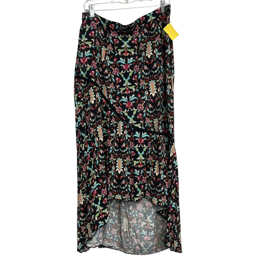 Skirt Maxi By Earthbound In Black, Size:20