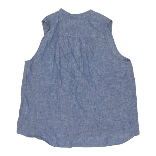 Top Sleeveless By Inc In Blue Denim, Size:1X
