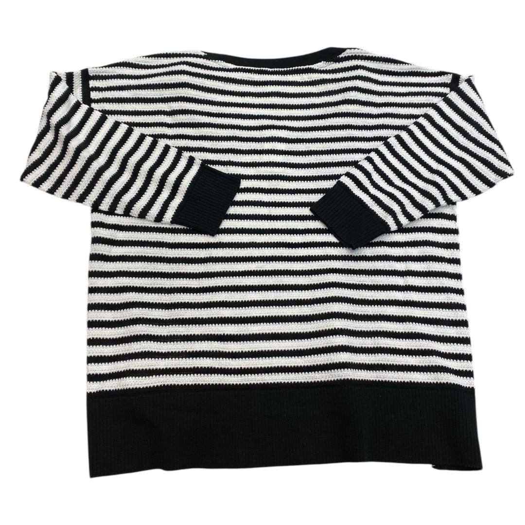 Sweater By White House Black Market In Black & White, Size:M