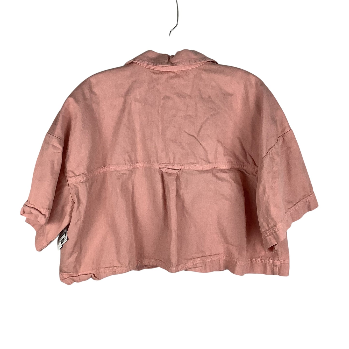 Jacket Denim By Pilcro In Pink Denim, Size: L