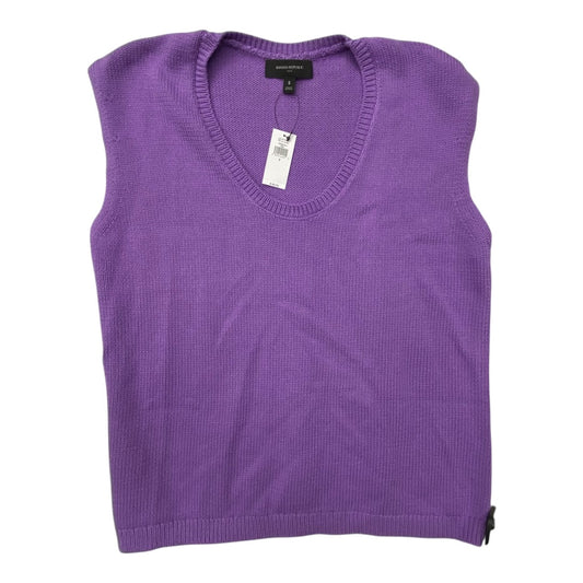 Top Sleeveless By Banana Republic In Purple, Size:S