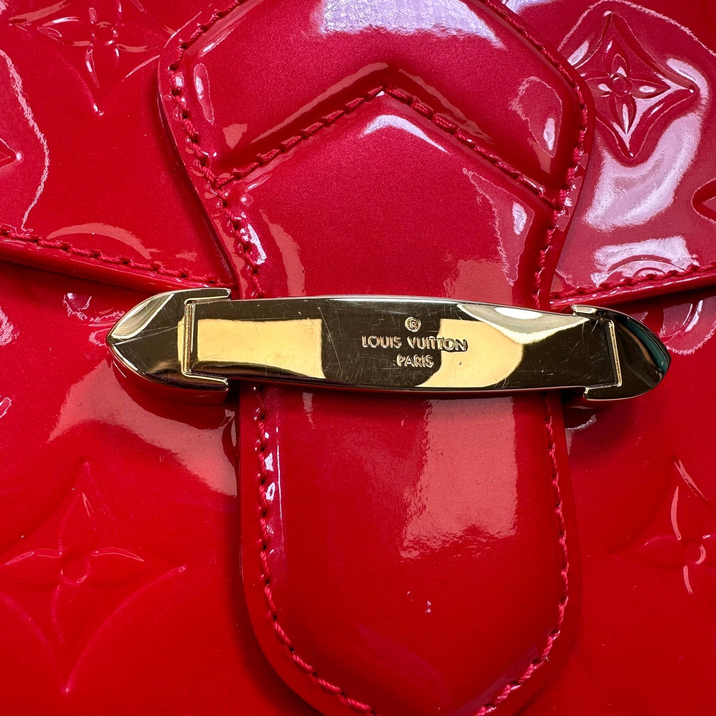 Patent leather Bellflower GM bag Luxury Designer By Louis Vuitton, Size: Small