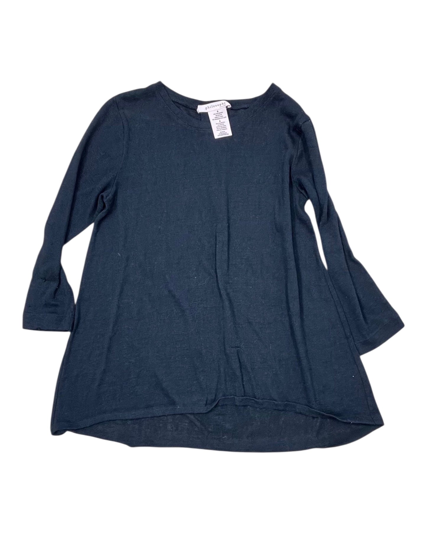 Top Ls By Philosophy In Black, Size:S