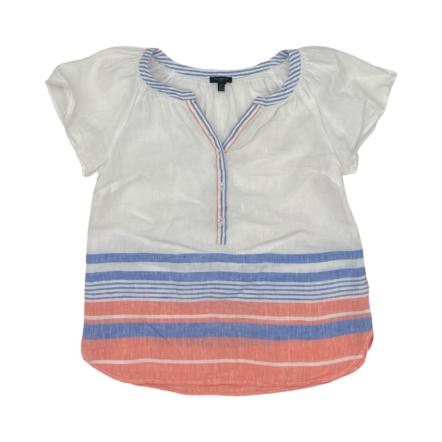 Blouse Ss By Talbots In Multi, Size:S