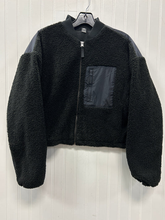 Jacket Faux Fur & Sherpa By All In Motion In Black, Size:S