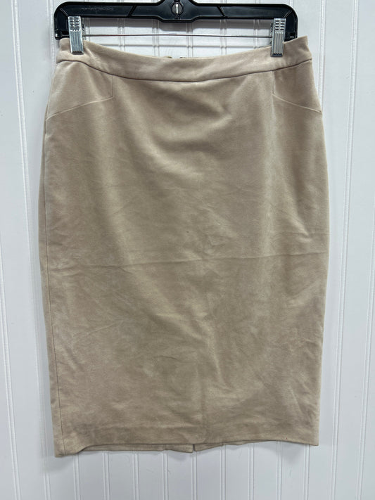 Skirt Midi By Calvin Klein In Cream, Size:4