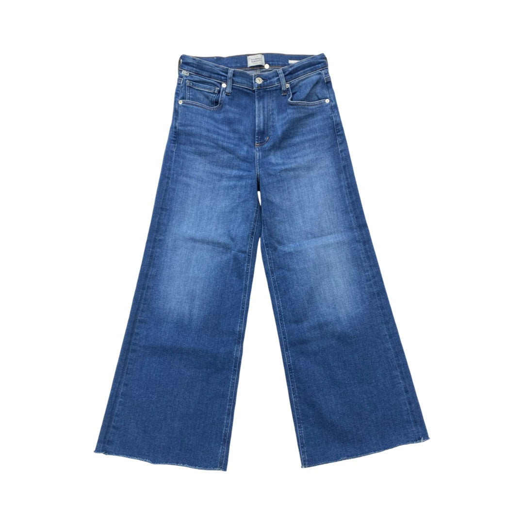 Jeans Wide Leg By Citizens Of Humanity In Blue Denim, Size:2
