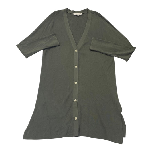 Sweater Cardigan By Loft In Green, Size:Xl