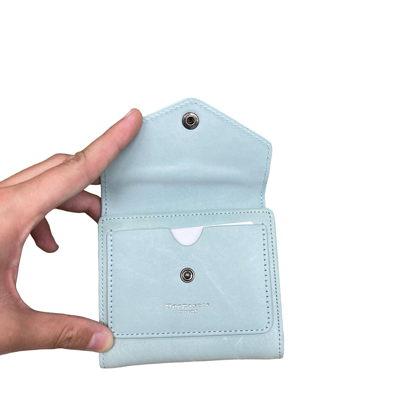 Wallet By Borgasets In Blue, Size:Small