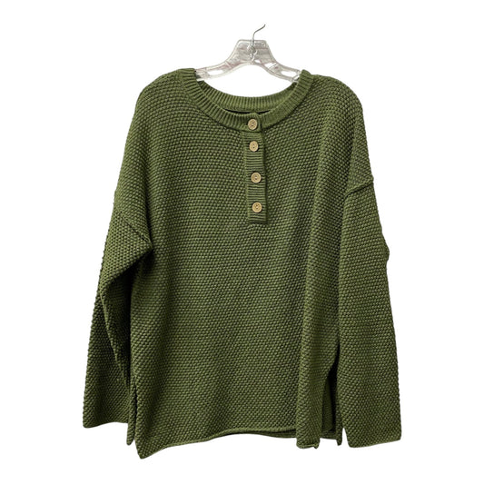 Sweater By Cme In Green, Size:1X
