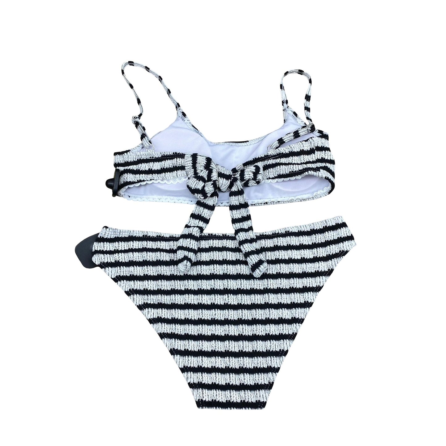 Swimsuit 2Pc By Cmc In Striped Pattern, Size:M