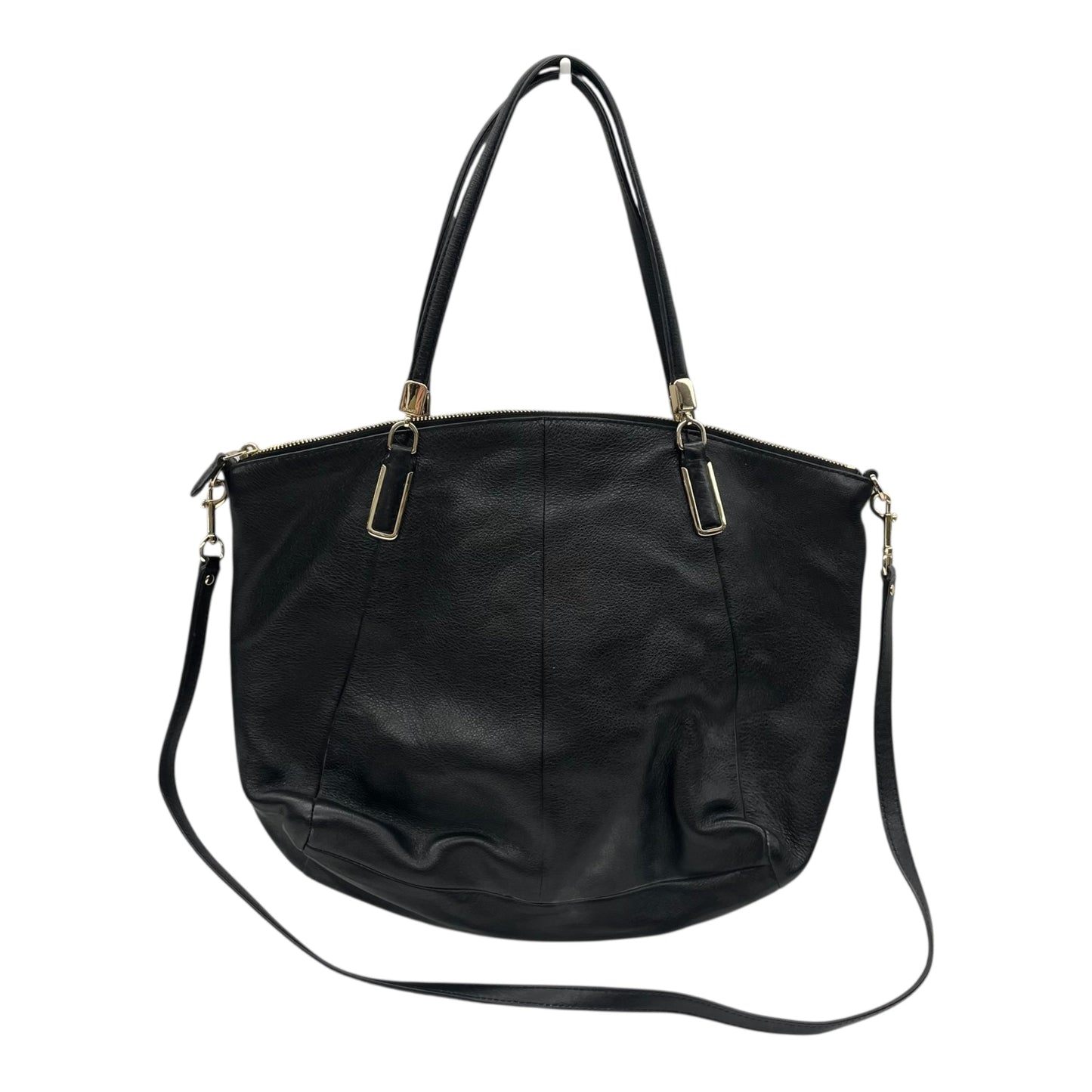 Handbag Designer By Coach In Black, Size:Large