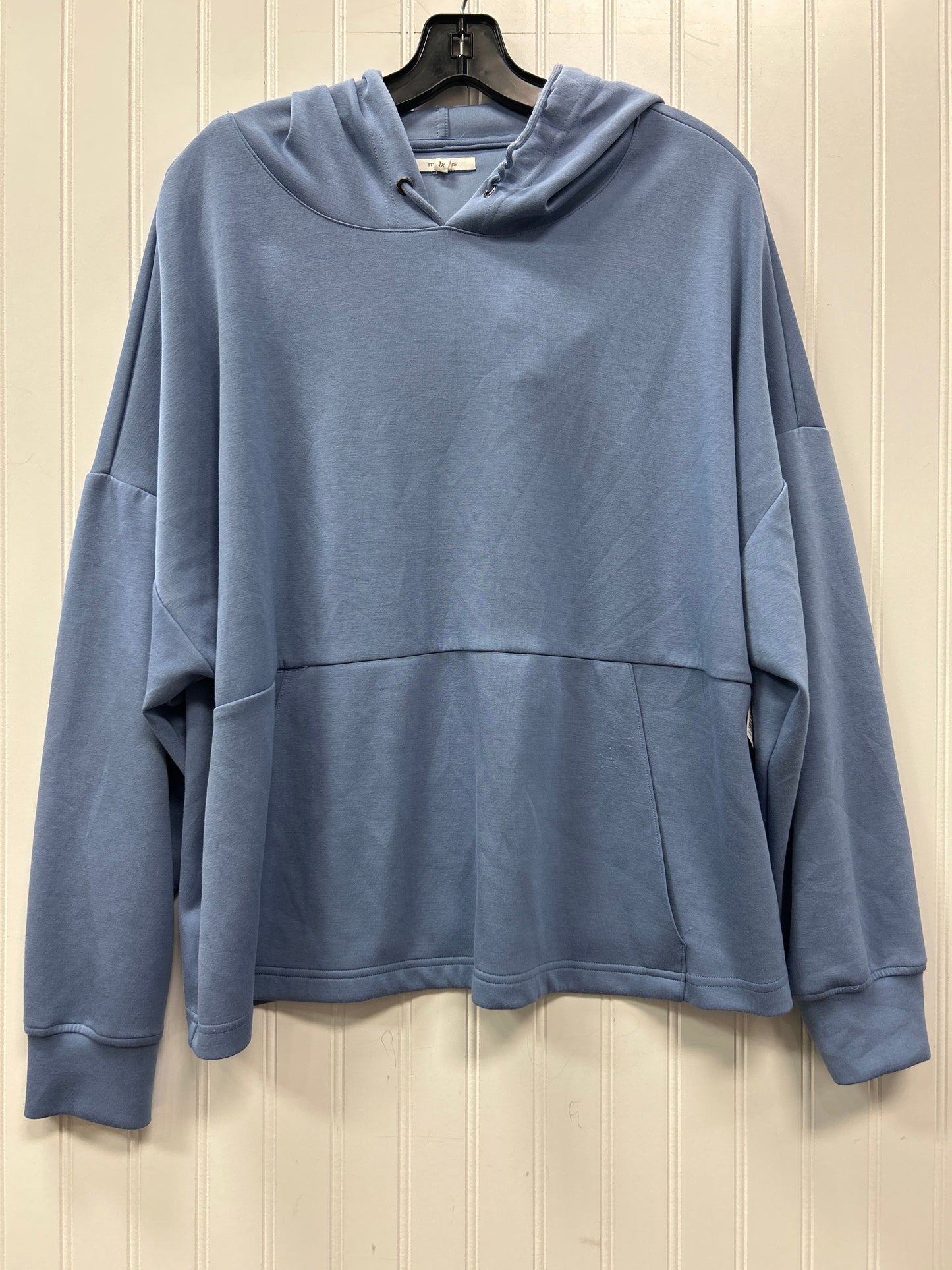 Sweatshirt Hoodie By Maurices In Blue, Size:1X